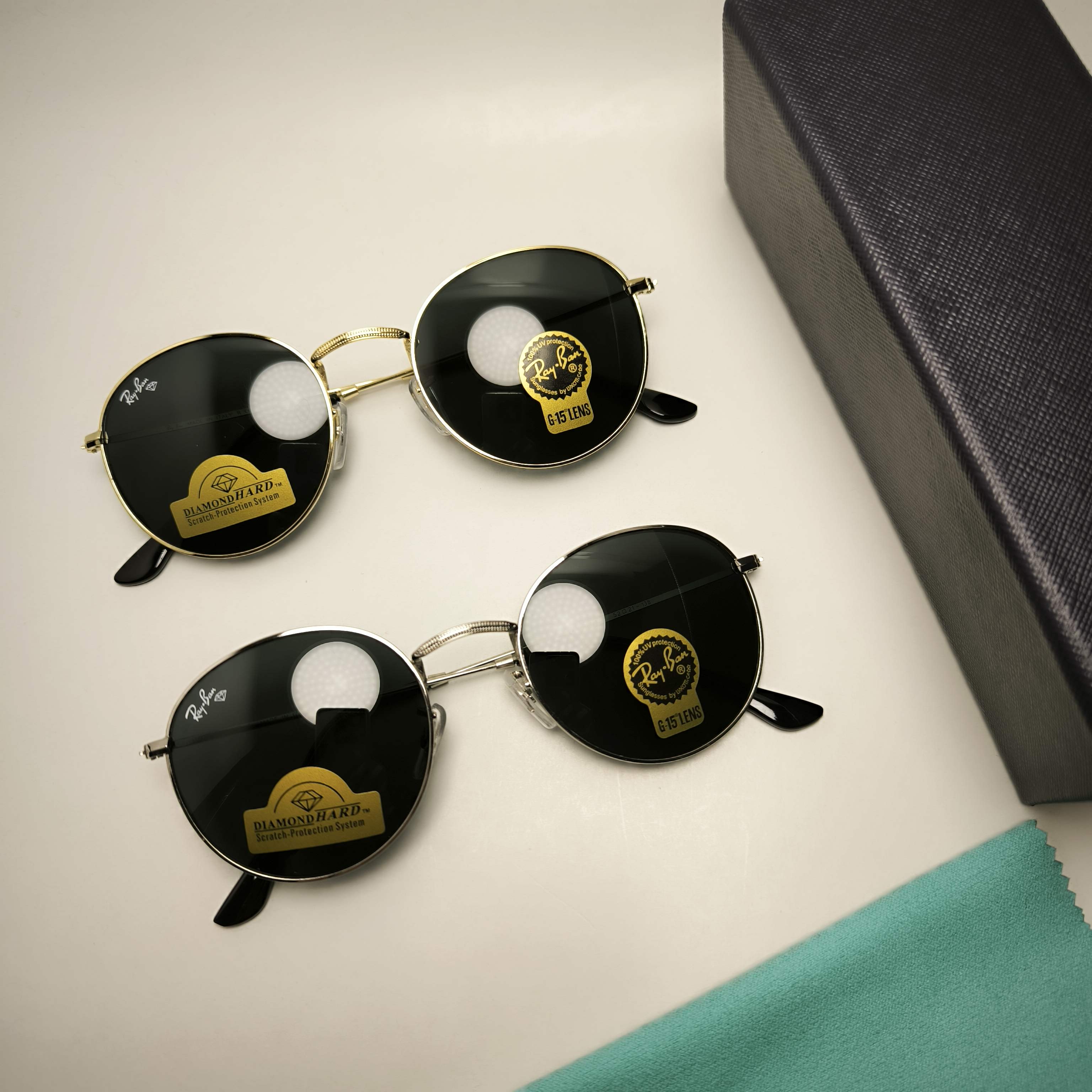 عینک آفتابی ریبن شیشه ای RAY BAN کد 3447