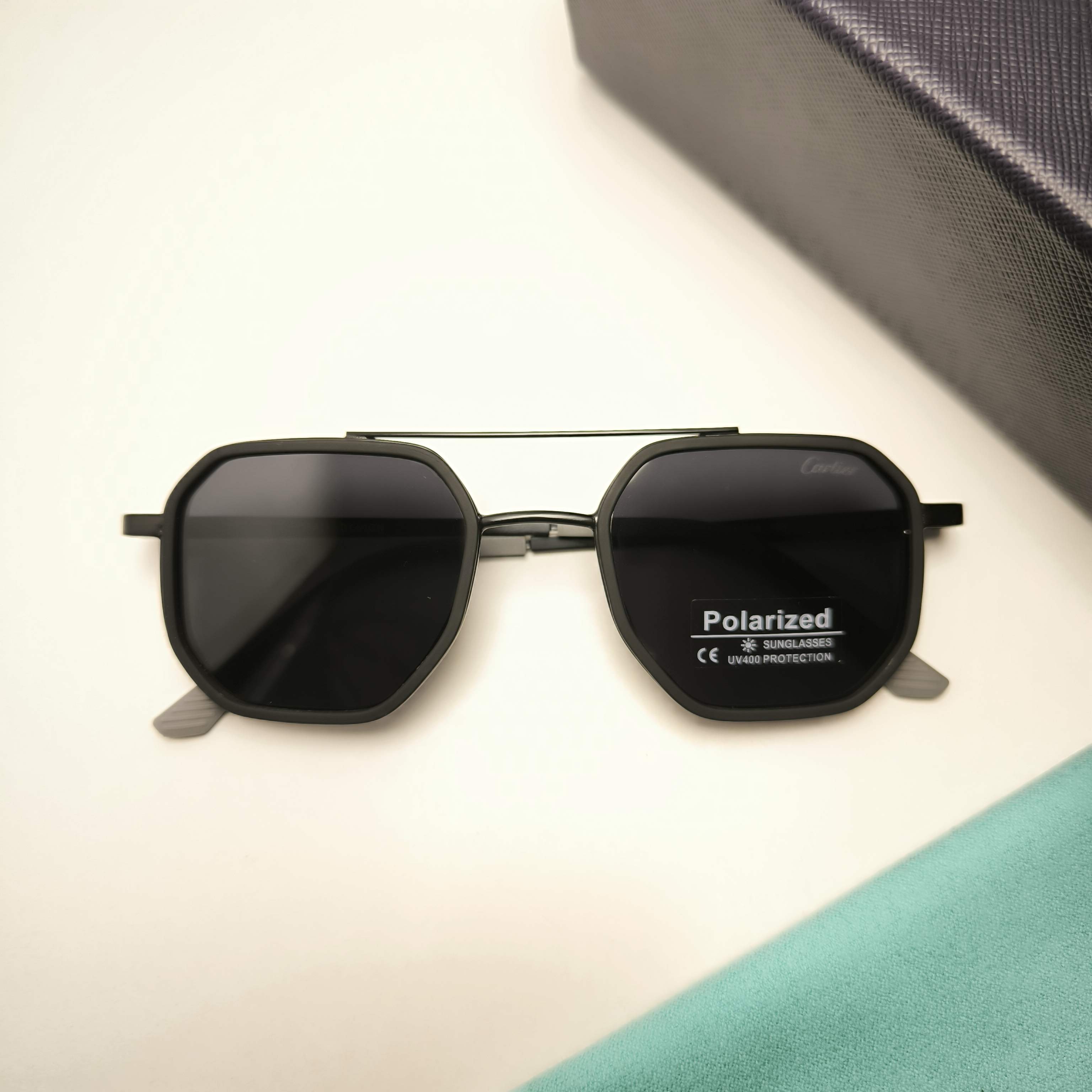 عینک آفتابی پلاریزه مردانه Cartier کد 2412