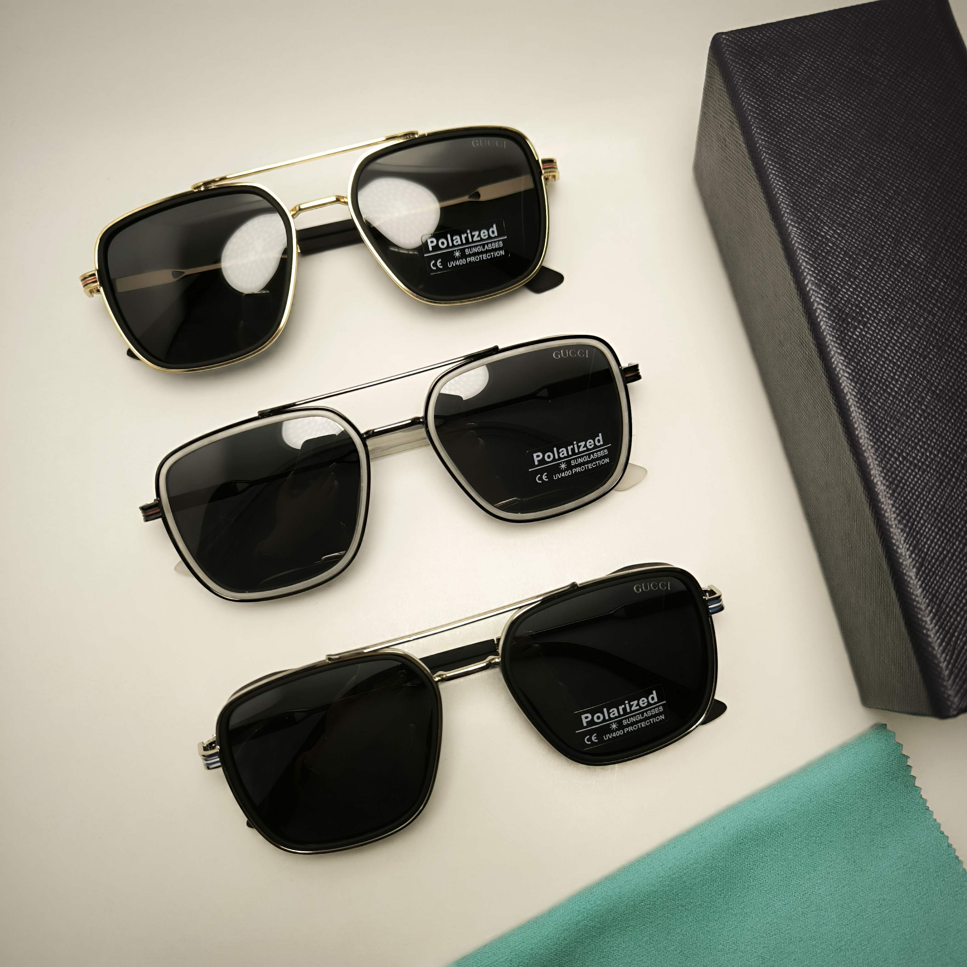 عینک آفتابی مردانه پلاریزه GUCCI کد 8055