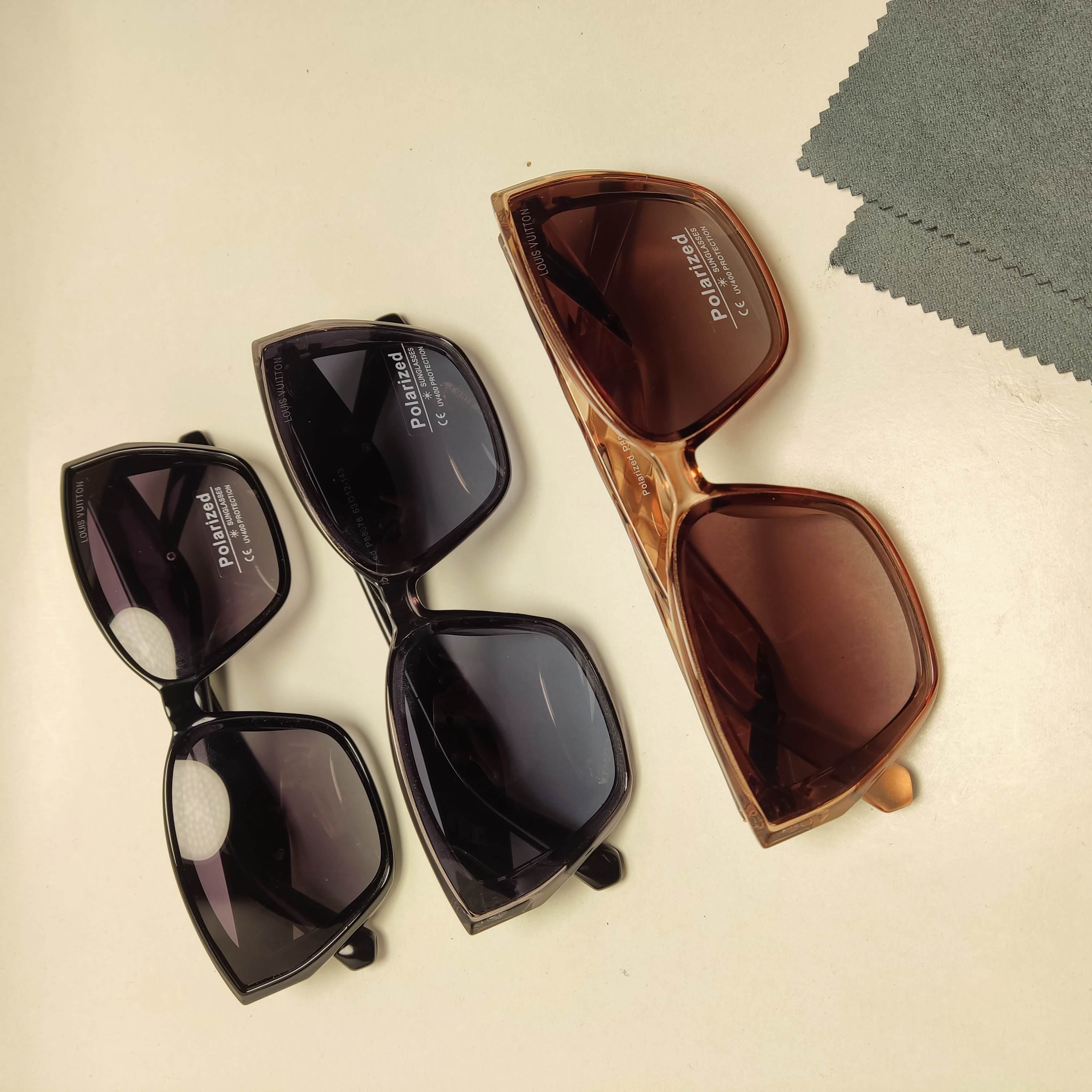 عینک آفتابی پلاریزه زنانه LOUIS VUITTON کد 88078