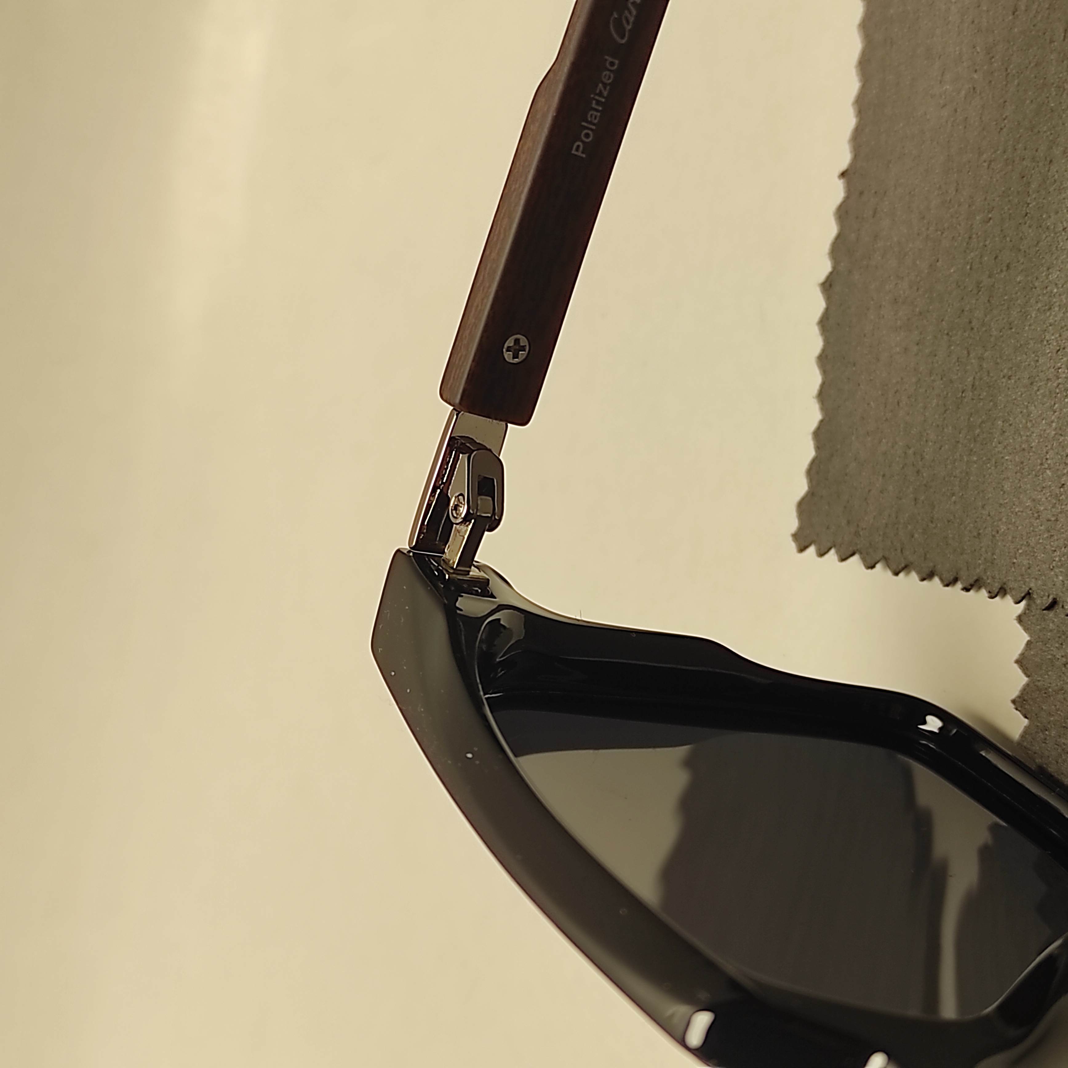 عینک آفتابی دسته چوب CARTIER مردانه کد 2523