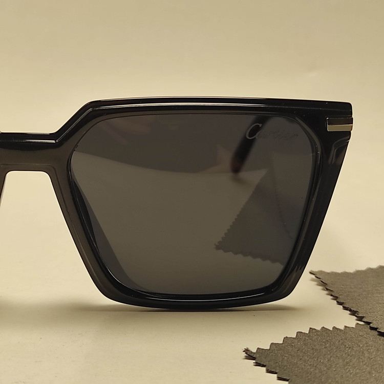 عینک آفتابی دسته چوب CARTIER مردانه کد 2523