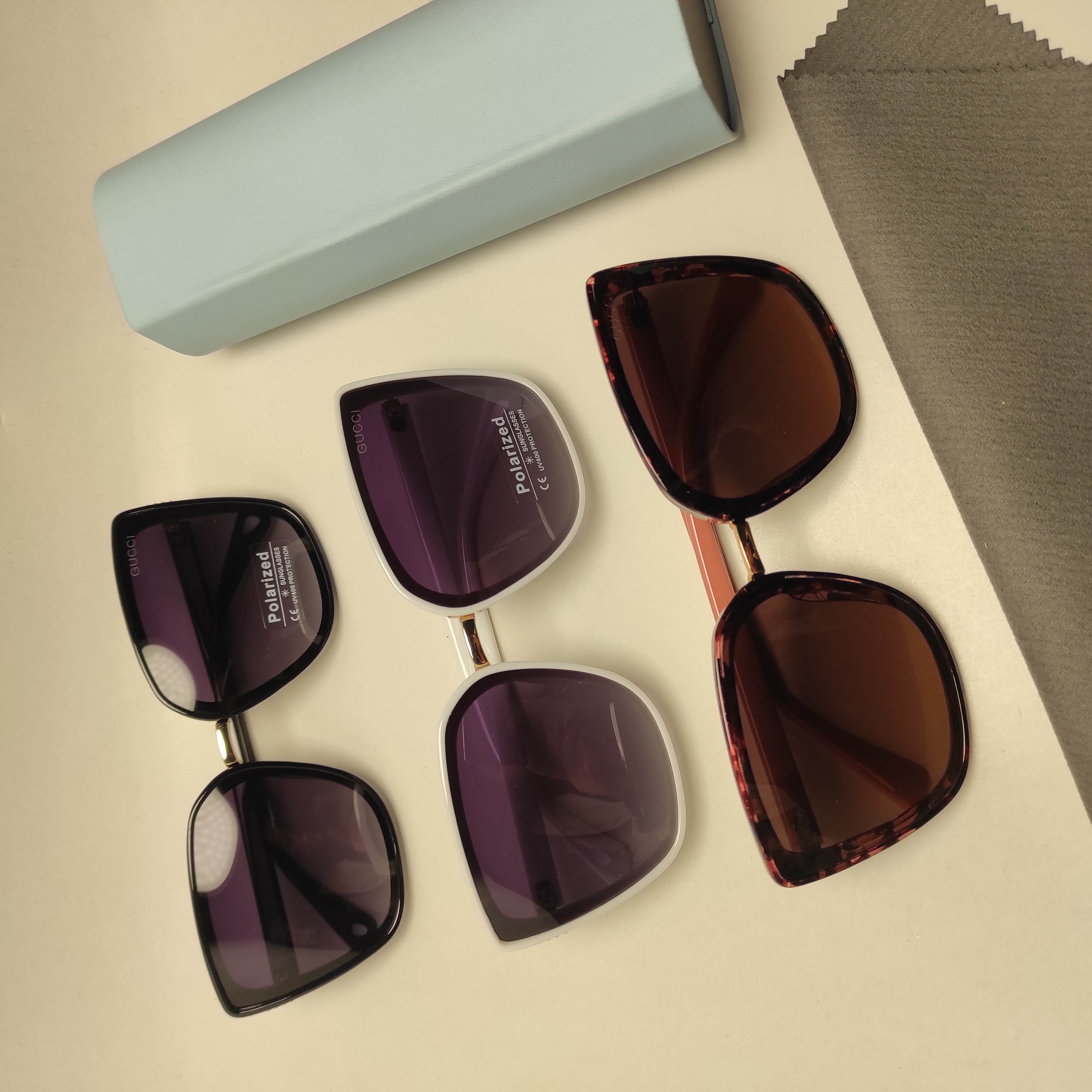 عینک آفتابی پلاریزه زنانه GUCCI کد 8016