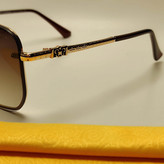 عینک آفتابی فلزی مردانه Chrome Hearts کد 24766