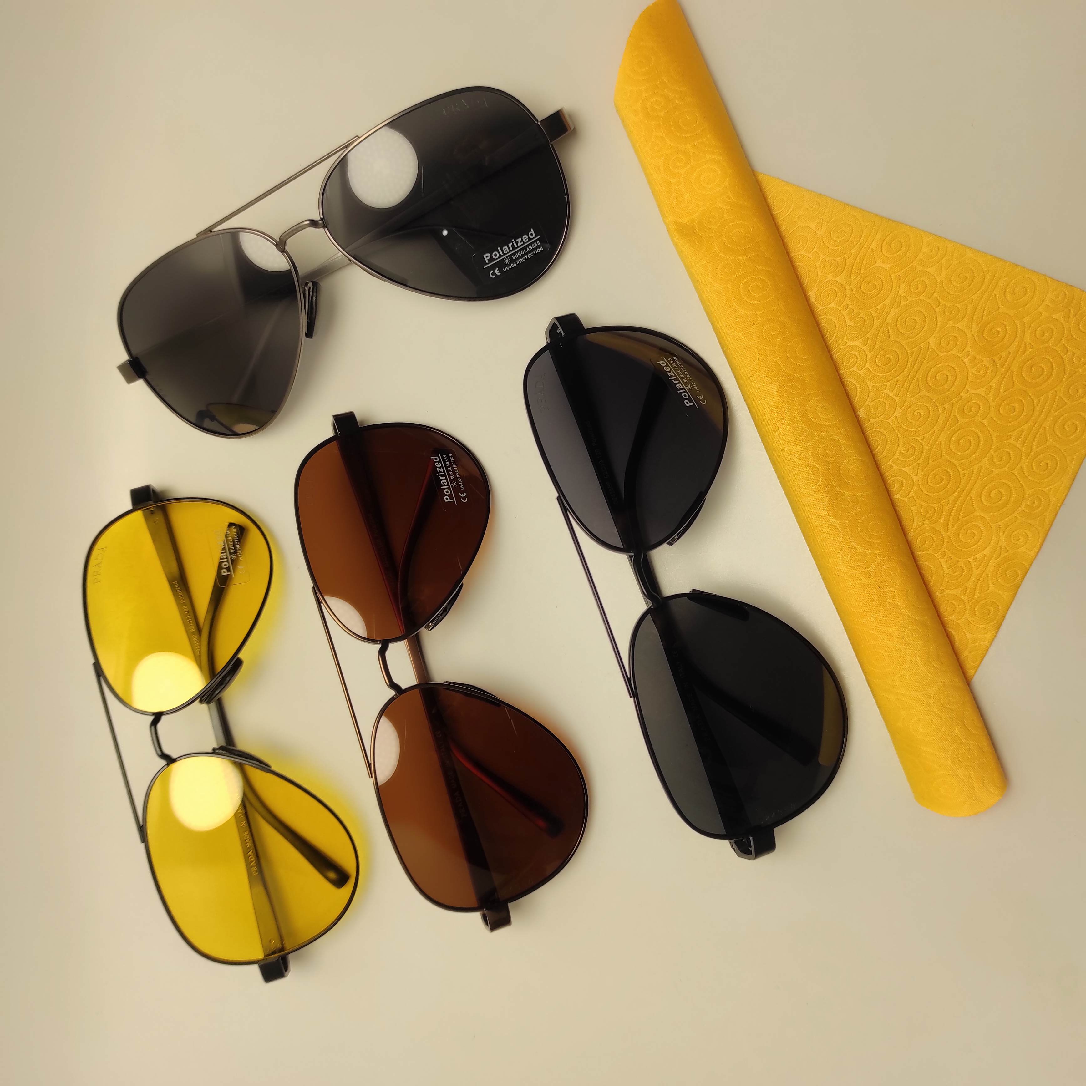 عینک آفتابی مردانه PRADA کد 24358