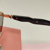 عینک آفتابی فانتزی زنانه باریک PRADA کد 3173