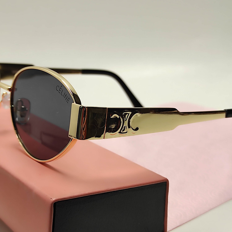 عینک آفتابی زنانه فلزی سلین CELINE کد 2380