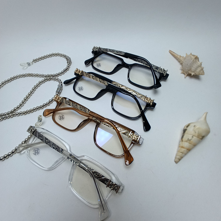 عینک طبی بلوکات کروم هارتزChrome Hearts مدل 9202