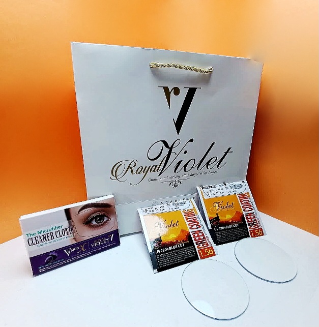 عدسی بلوکات 1.56 رویال ویولت ROYAL VIOLET