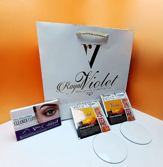 عدسی بلوکات 1.56 رویال ویولت ROYAL VIOLET